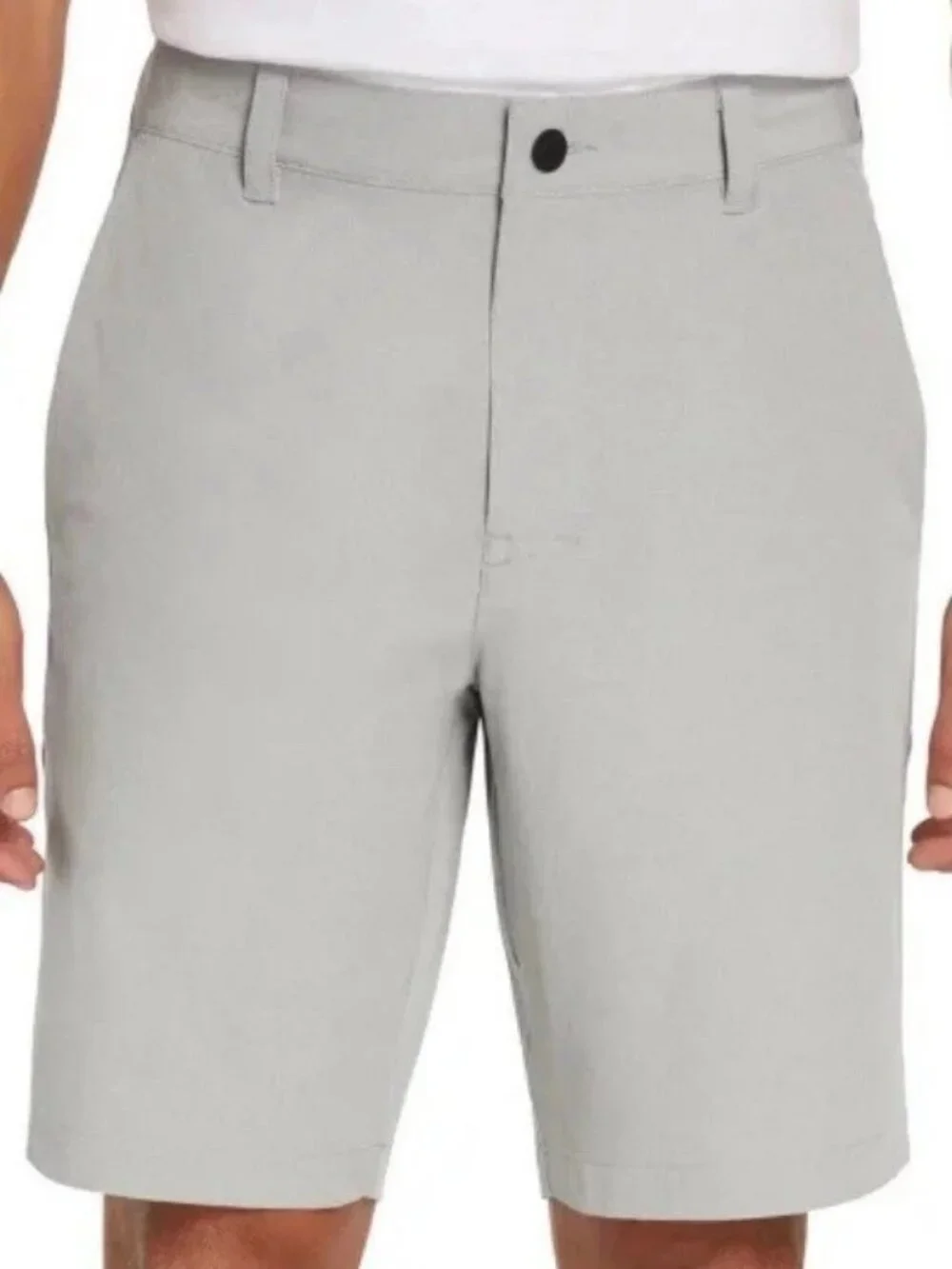 NEW Banana Republic Mens Flat Front Shorts Comfort Waist 30 NWT Gray Stretch